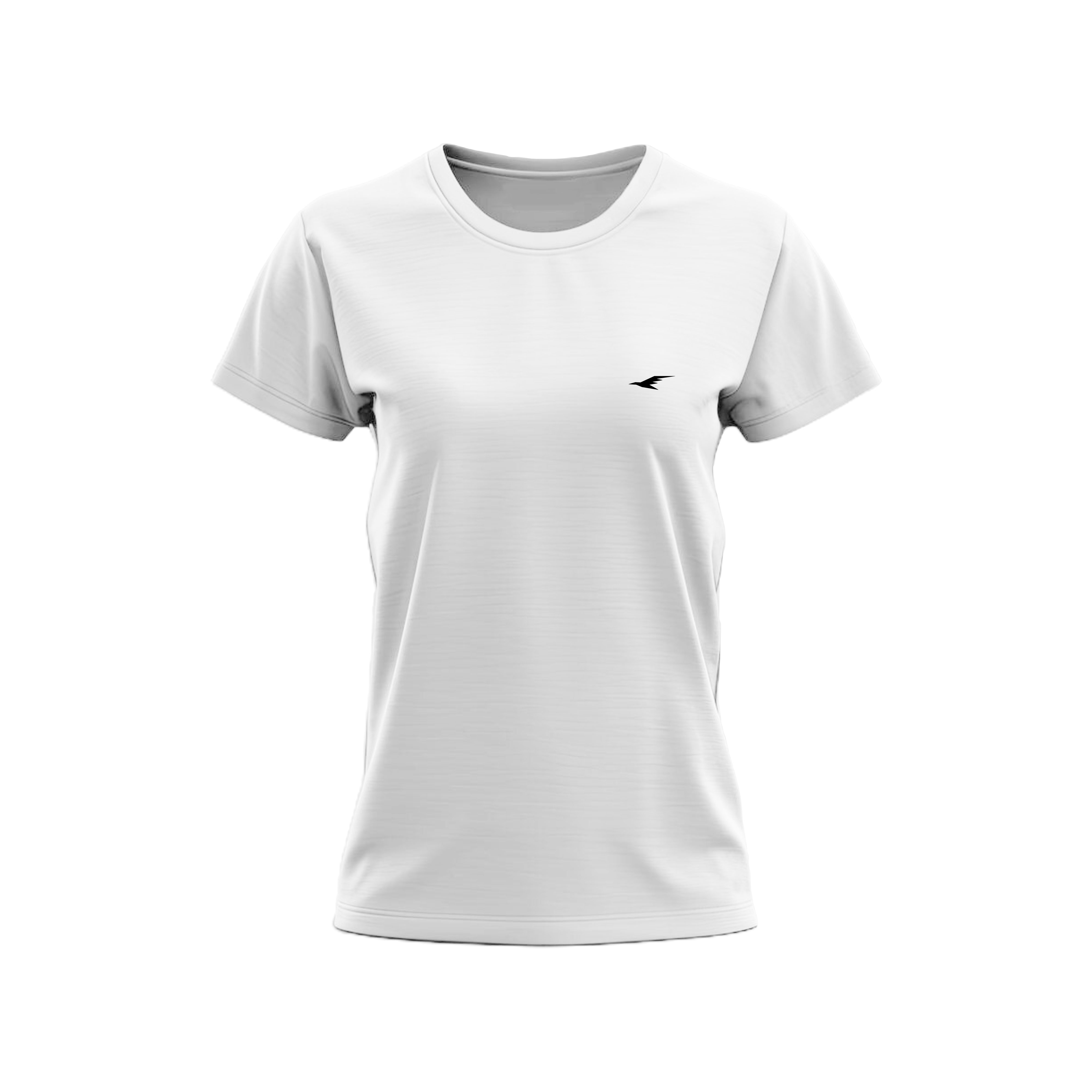 Camiseta Baby Look de Algodão Egípcio Branca - Gull Clothes