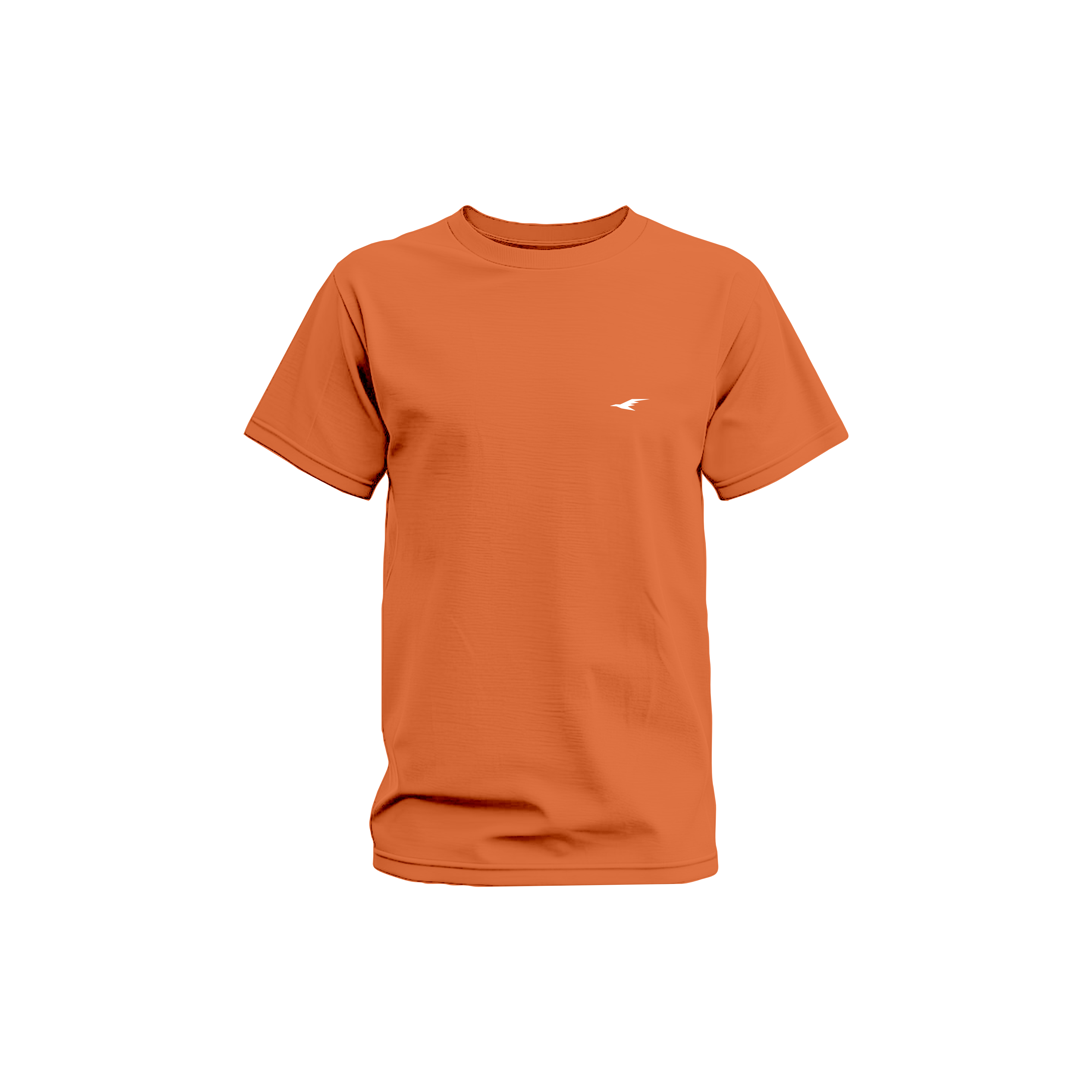 Camiseta de Algodão Egípcio Laranja - Gull Clothes