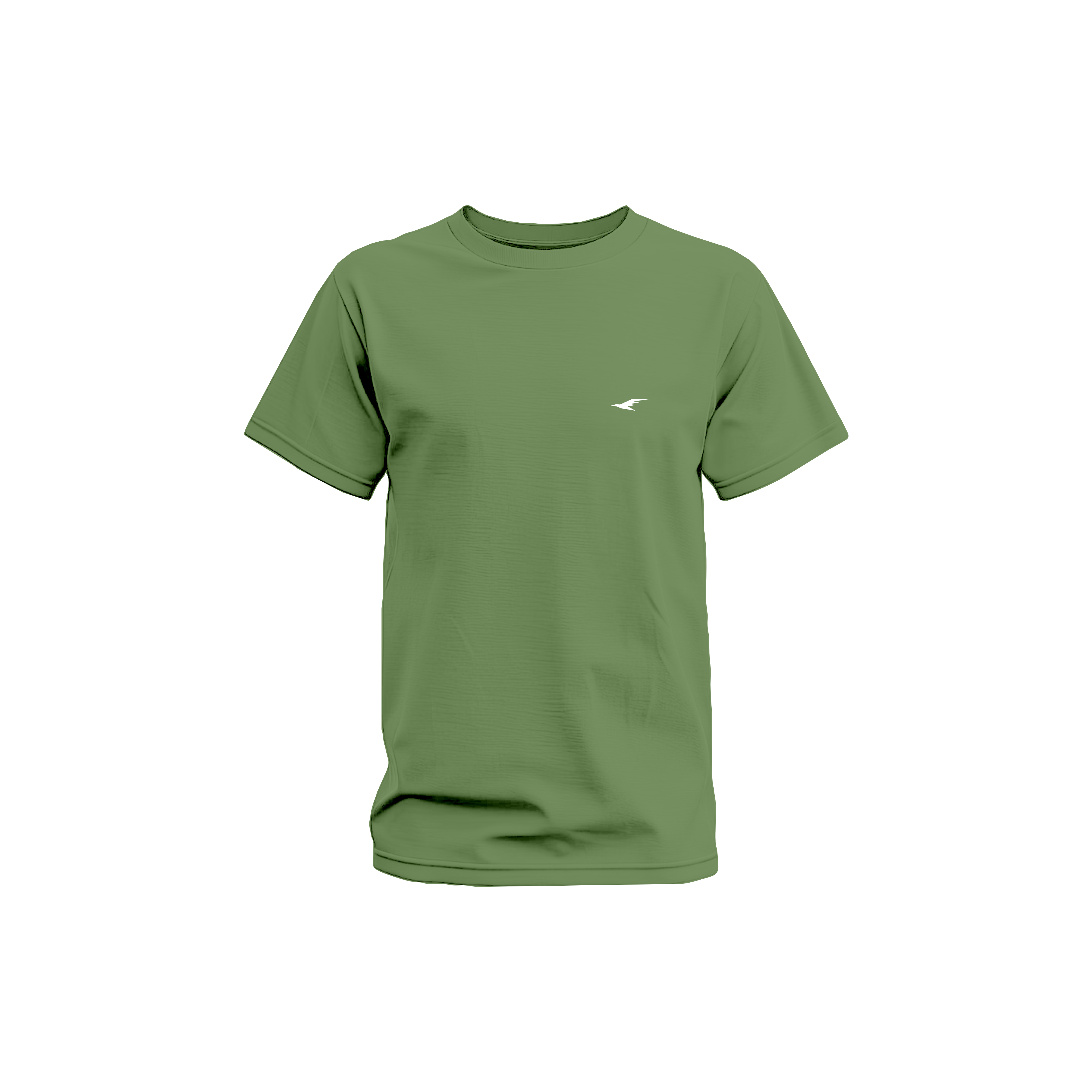 Camiseta de Algodão Egípcio Verde - Gull Clothes